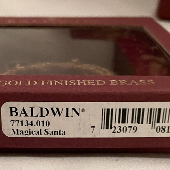 MAGICAL SANTA 77134.010 2004 Baldwin Brass 24Kt Gold Finished Brass Ornament VTG - Picture 2 of 8